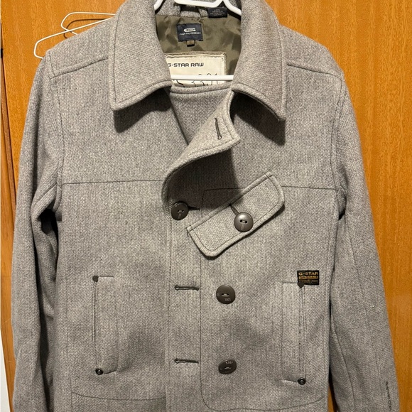 G-Star Men's Gray Wool Military Jacket - Picture 2 of 13